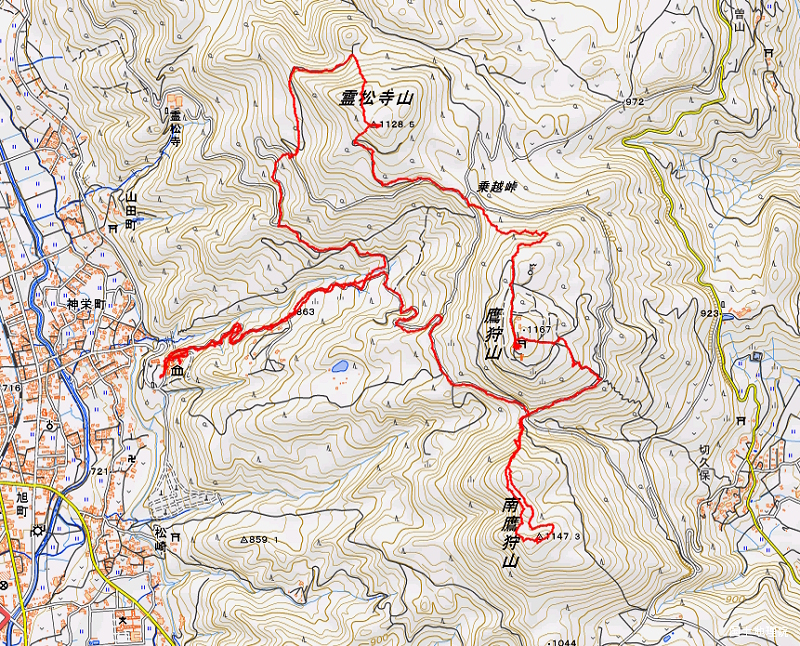 鷹狩山 2025年11月30日