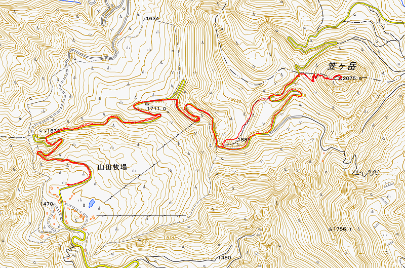 笠岳 2021年5月23日