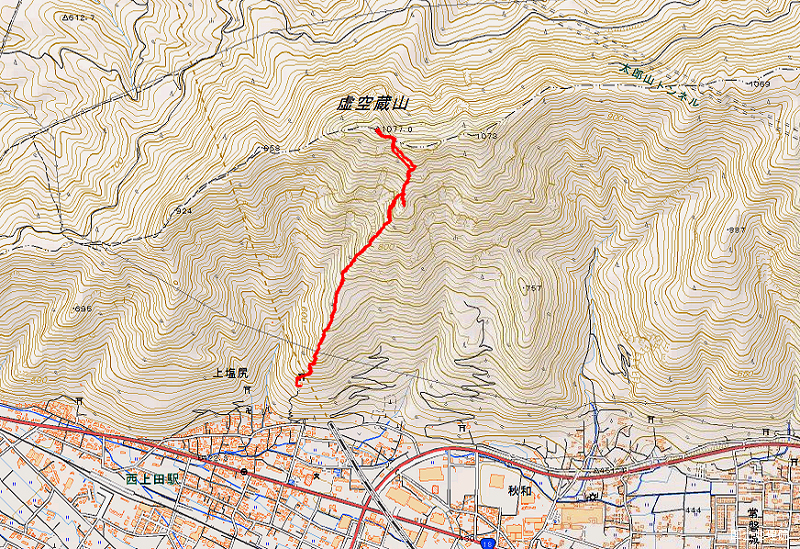 虚空蔵山 2021年9月25日