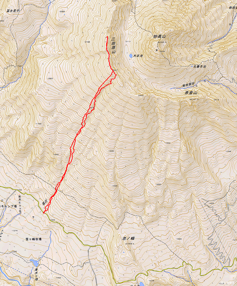 三田原山 2022年4月24日