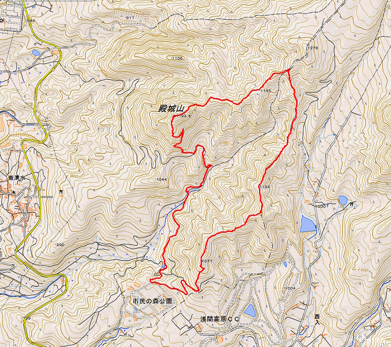 殿城山 2022年10月29日