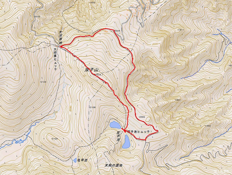 双子山 双子池 2023年9月18日