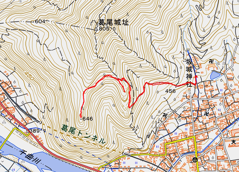 姫城跡 2024年2月4日