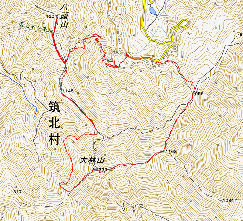 八頭山 大林山 九竜山 2023年5月4日