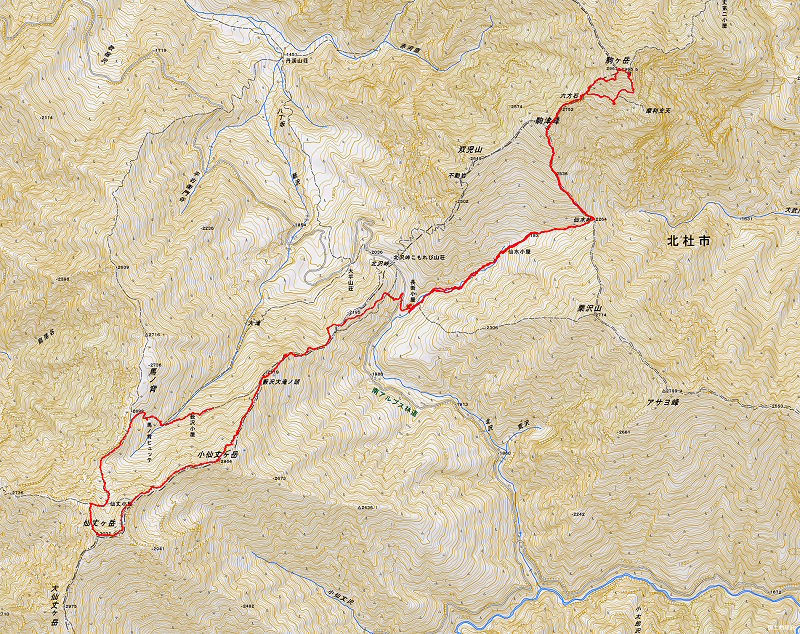 甲斐駒ヶ岳 仙丈ヶ岳 2024年8月13〜14日