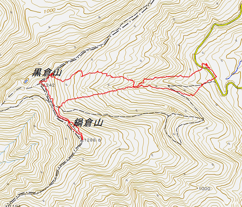 鍋倉山 黒倉山 2025年5月1日