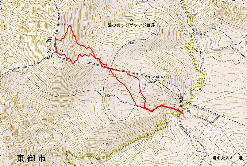 湯ノ丸山 2025年3月8日